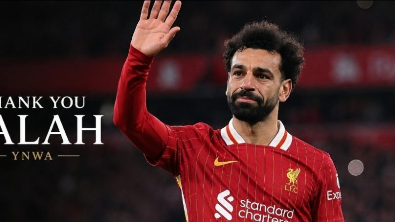 Sterke scener når Salah sier farvel til Liverpool