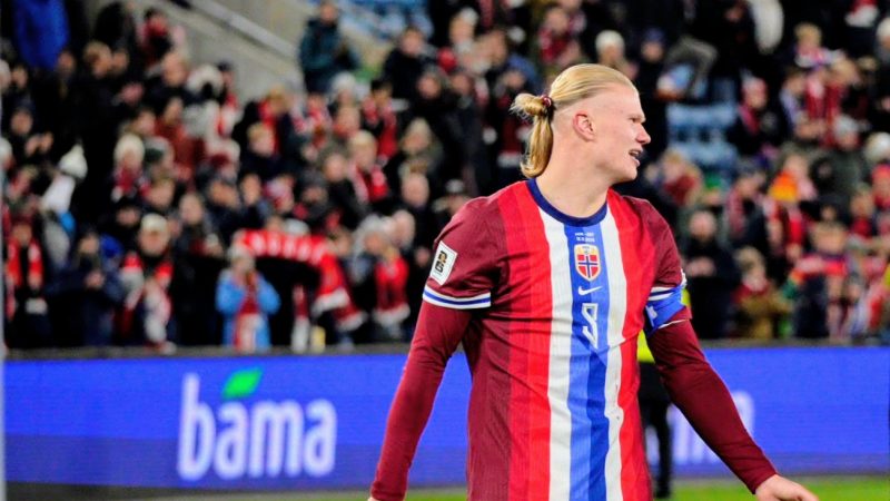 Haaland skrev VM-historie da Norge åpnet med sterk seier